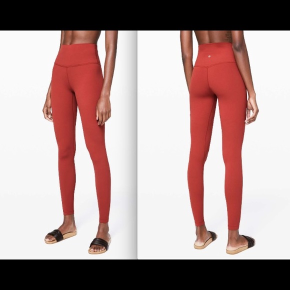Lululemon Align Pant 28 Cayenne In Sz 8 
